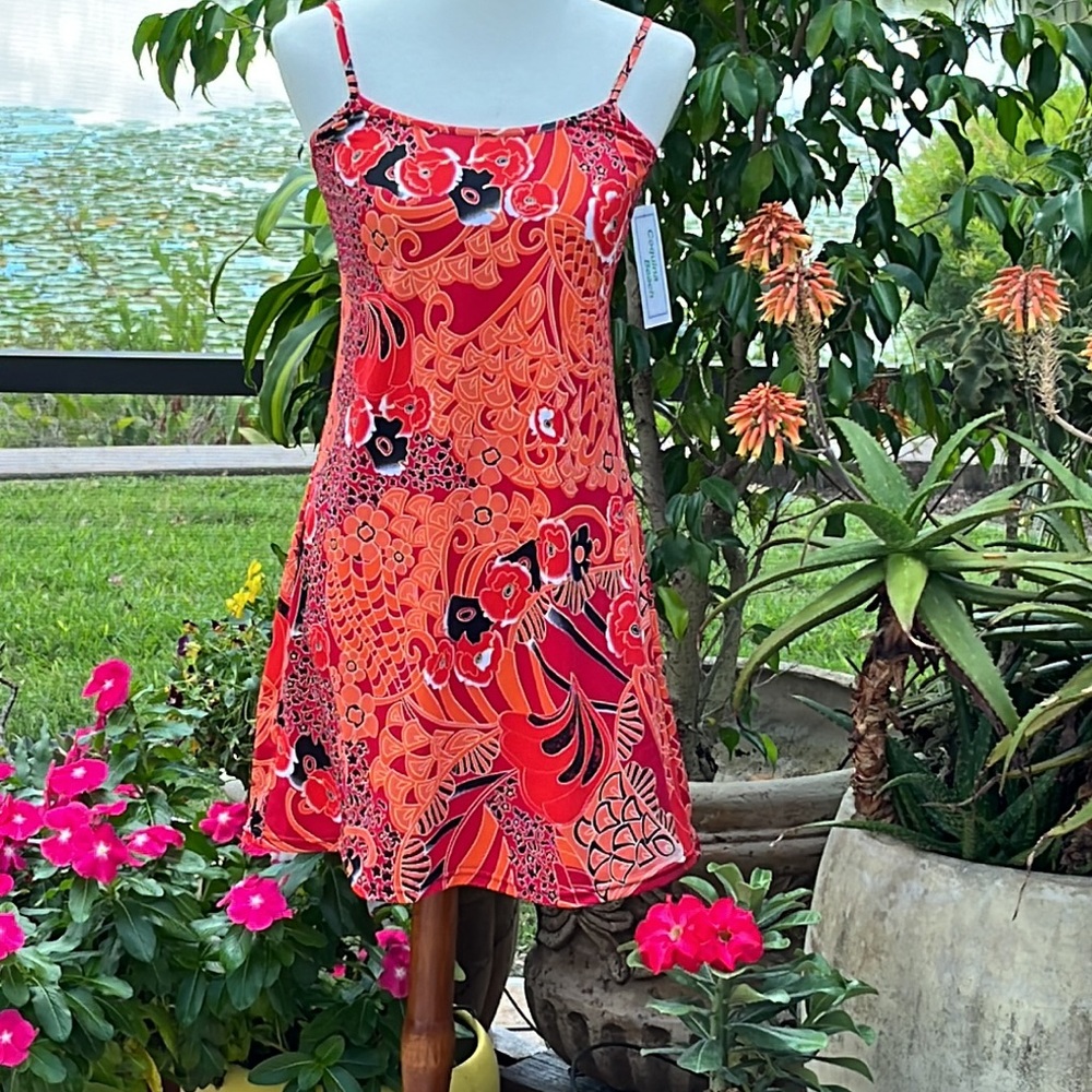 Dress/Coverup with Adjustable Spaghetti Straps